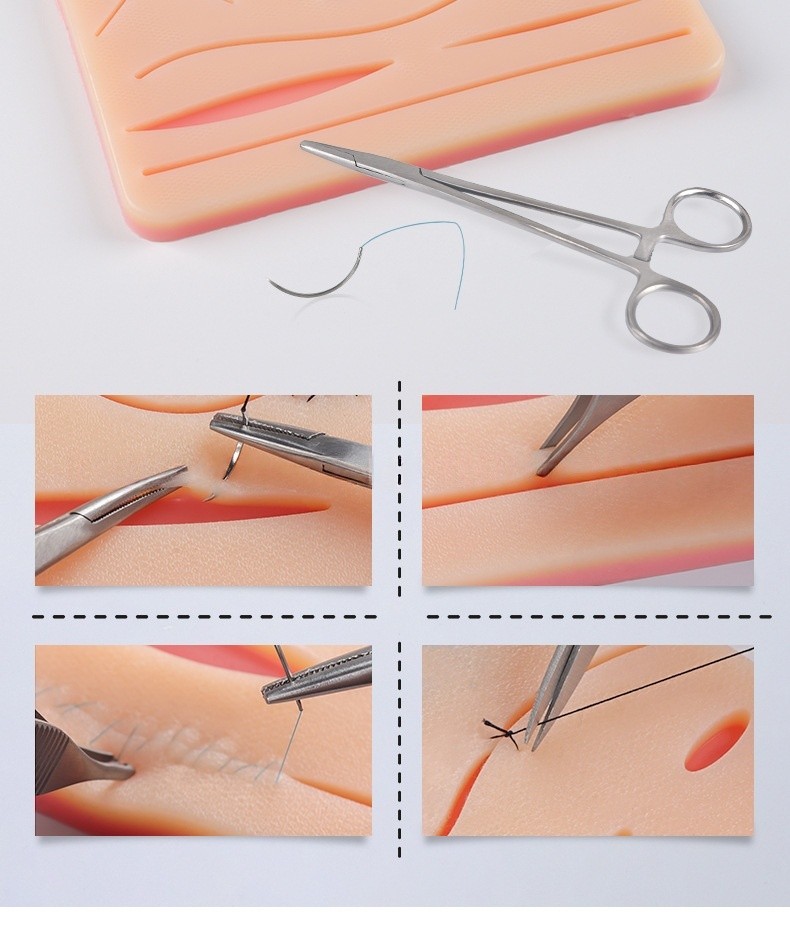Surgical Suture Practice Model Multi Wound Suture Skin Module