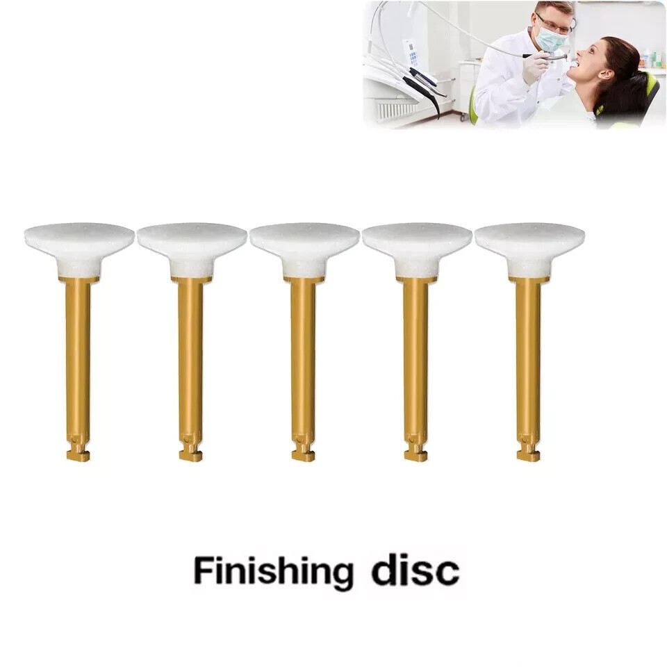 10Pc Dental Disposable Composite Polishers Finishing Discs Cup System Instrument