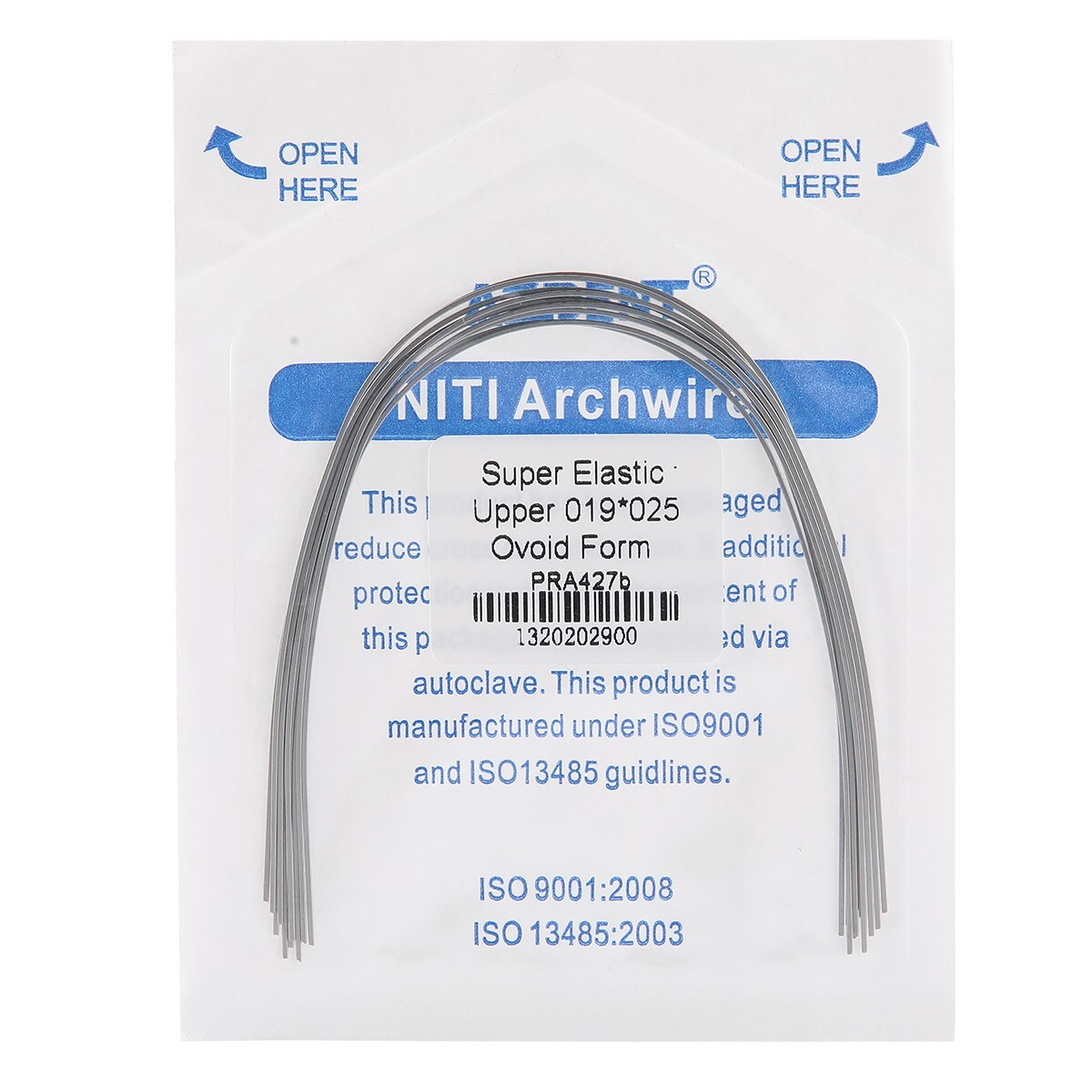 AZDENT Dental Ortho Super Elastic Niti Arch Wires Rectangular Upper/Lower Ovoid