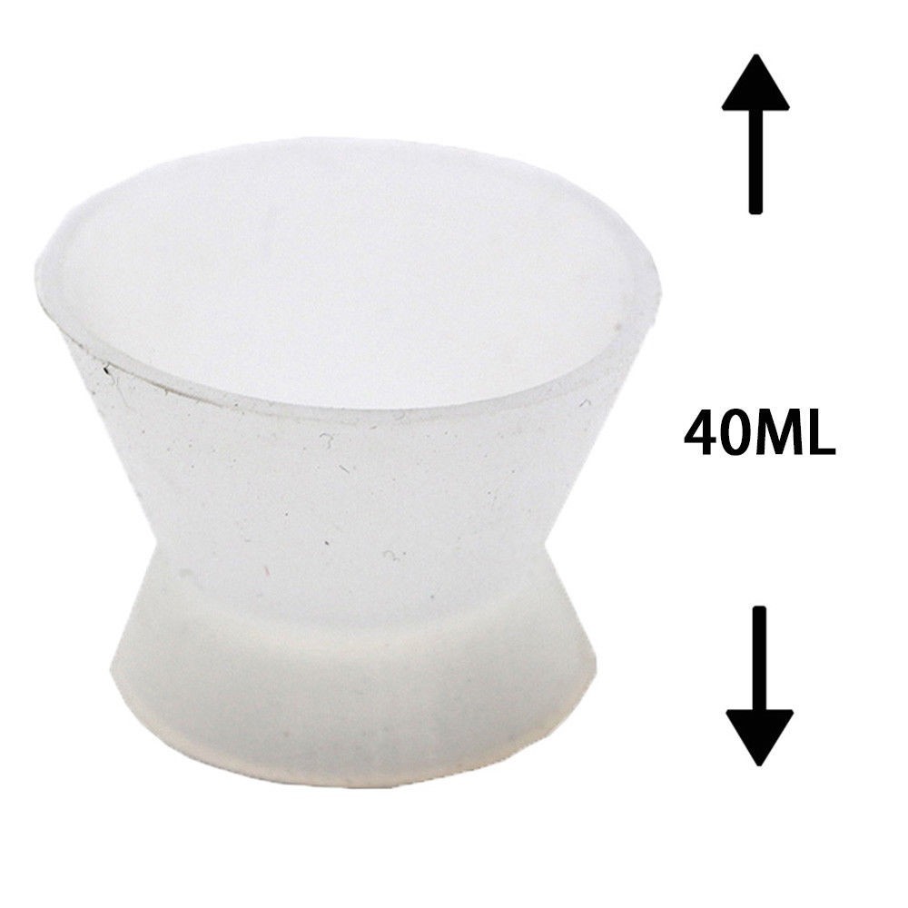 Dental Lab Flexible Silicone Rubber Mixing Bowls Cup No-Stick Bowl S/M/L