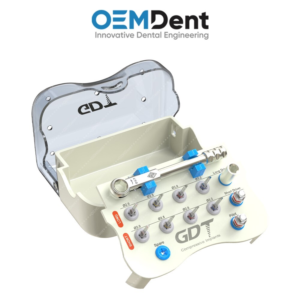 GDT Basic Kit Box For One Piece Fixtures System Dental Drills Drivers Tools