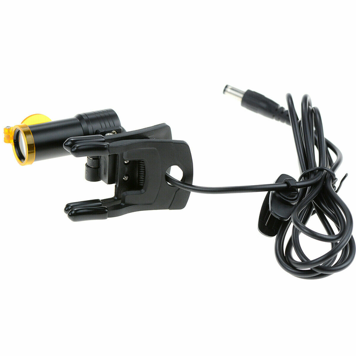 5W Dental Medical LED Head Light with Filter Clip-on Headlight for Glasses Black