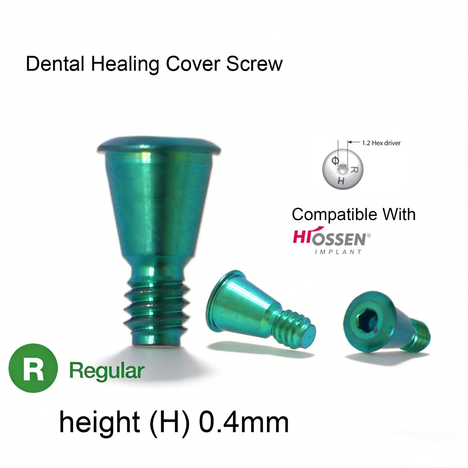 5Pcs US Dental Healing Abutment Mini Regular Platform compatible Osstem Hiossen