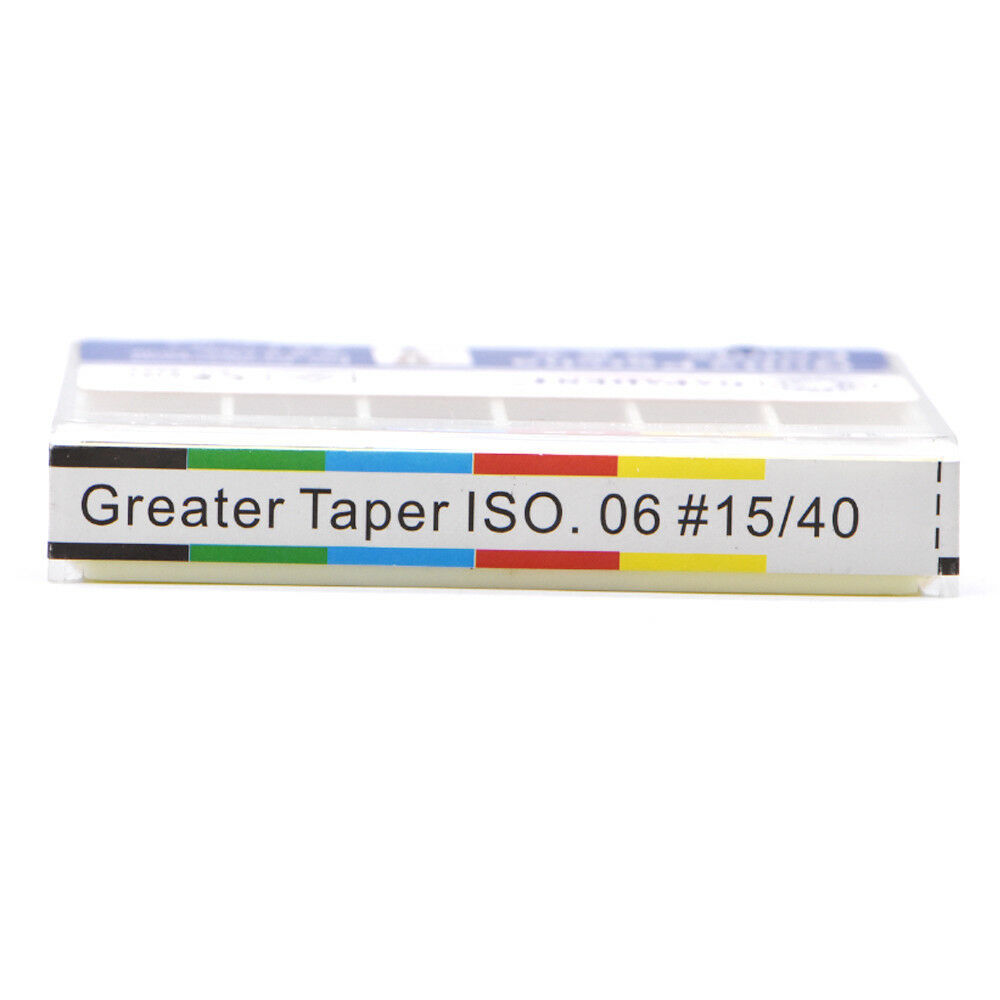 60/Box Dental Endodontic Absorbent Points Gutta Percha Taper 0.06 GAPADENT 15-40