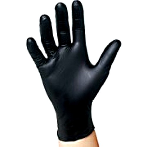 IMS NPFT2640 Large Powder Free Black Nitrile Gloves