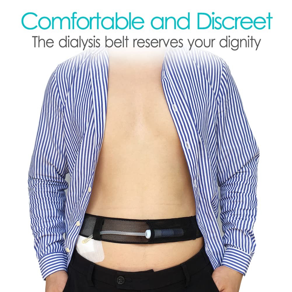 Peritoneal Dialysis Belt Breathable Mesh PD Catheter X-Large (Pack of 1)