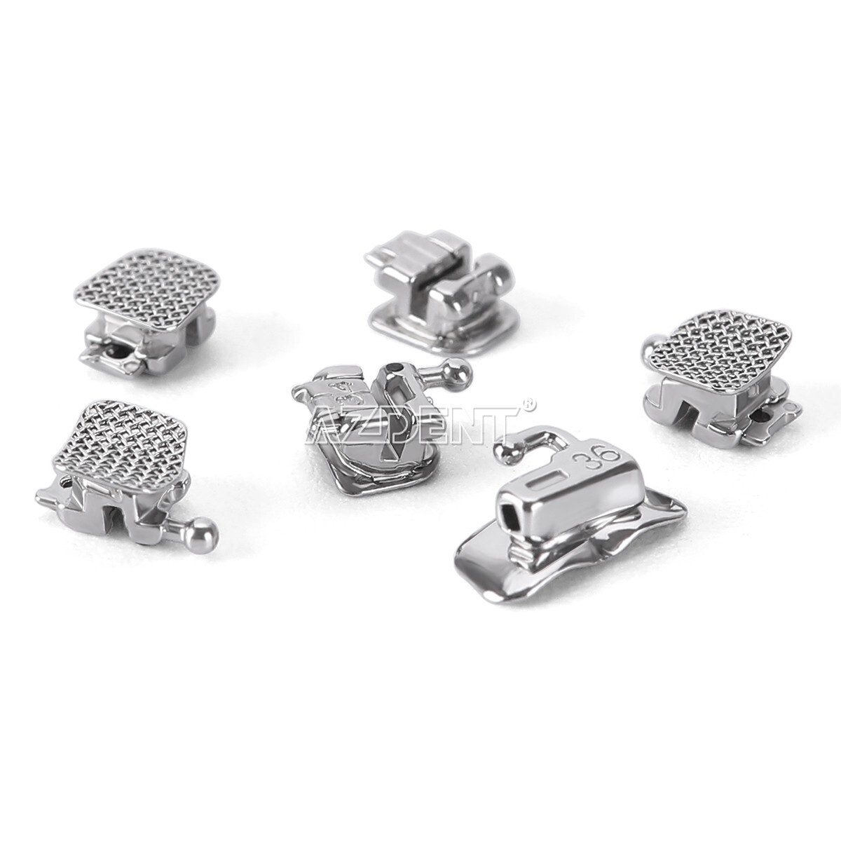 Dental Orthodontic Brackets Braces Self-Ligating Mini Roth.022 Hooks 345 USA
