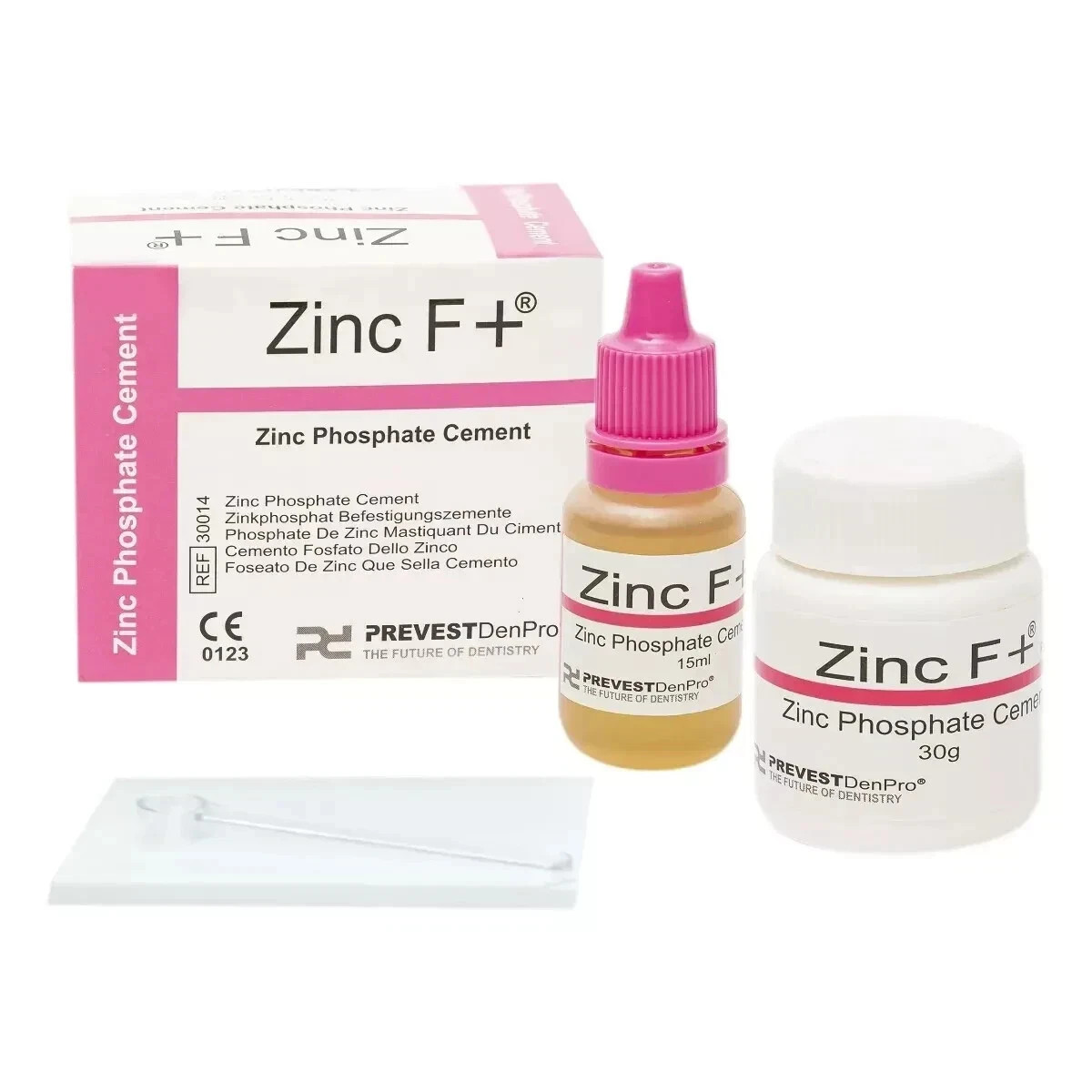 DenPro Permanent Tooth Filling Kit Zinc Polycarboxylate Cem Zinc F+ (Free Ship)