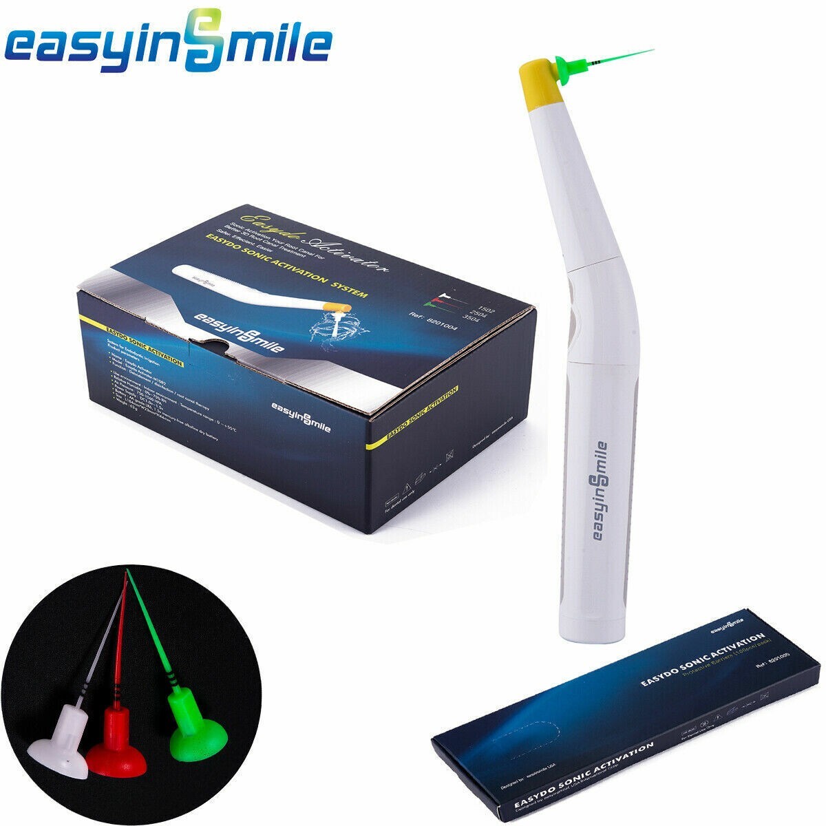 Dental EasyinSmile ENDO ACTIVATOR with 60 Tips – Easydo Endo Sonic Activation
