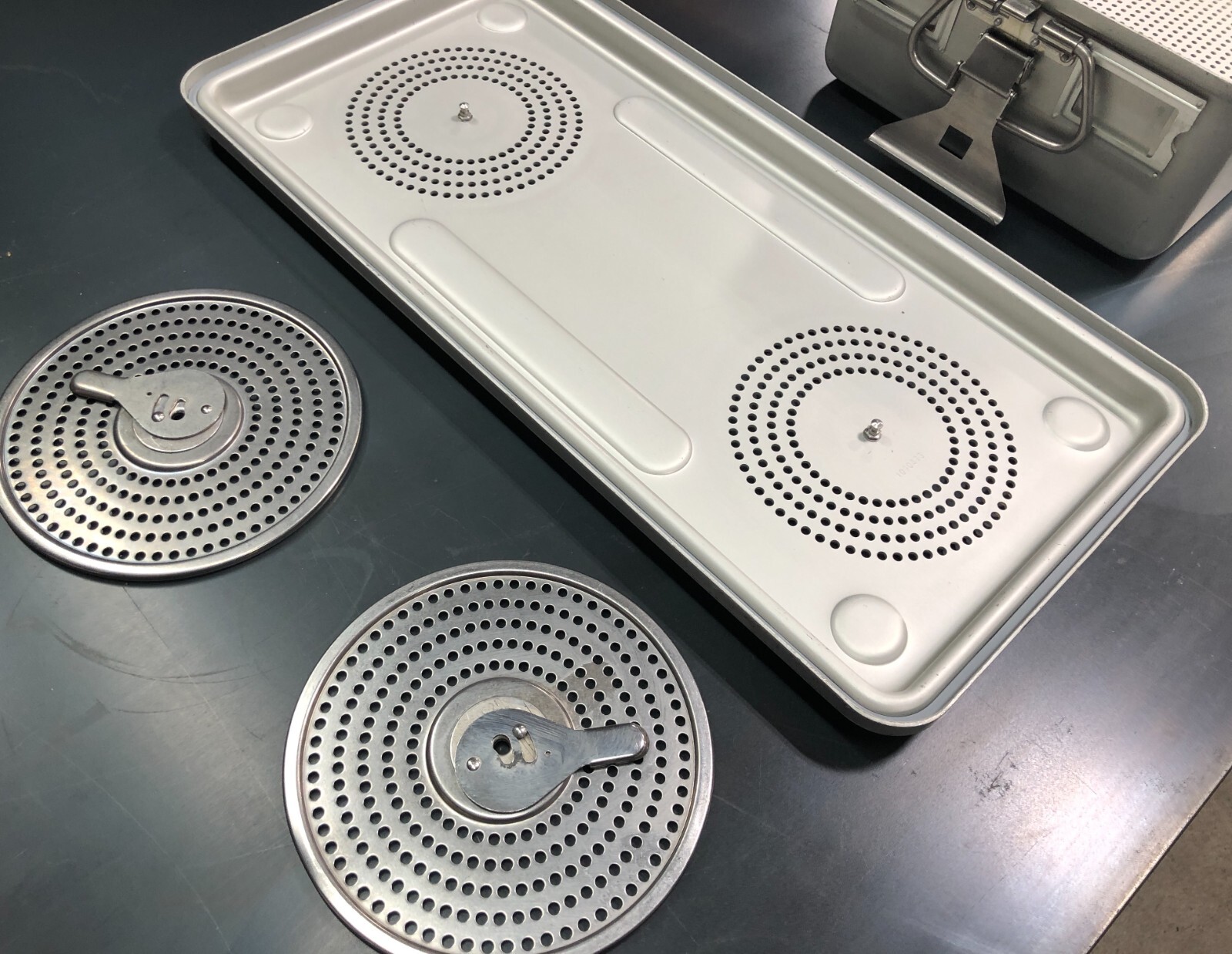 Case Medical SteriTite Sterilization container 22x10x5 w/ upper & lower vents
