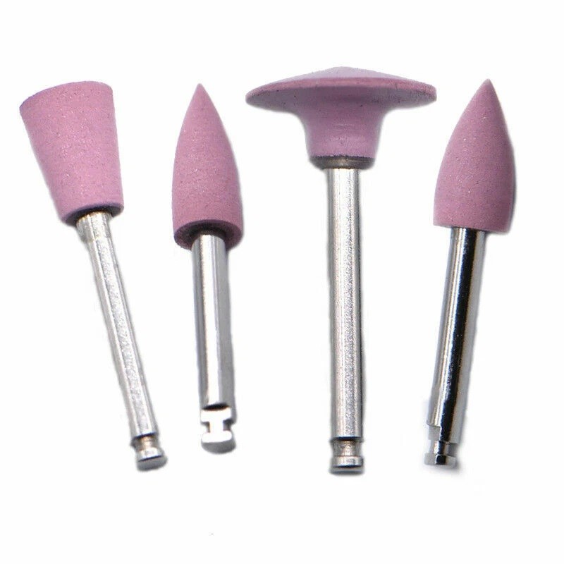 Dental Silicone Rubber Composite Polishing Finishing Burr Cup Point Head Latch