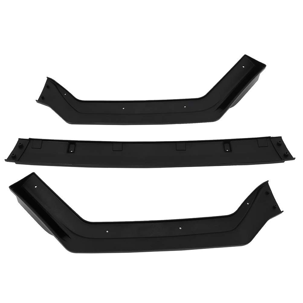 3PCS Front Lip Splitter Bumper ABS Replacement for 2018-2020 Infiniti Q50 Sport
