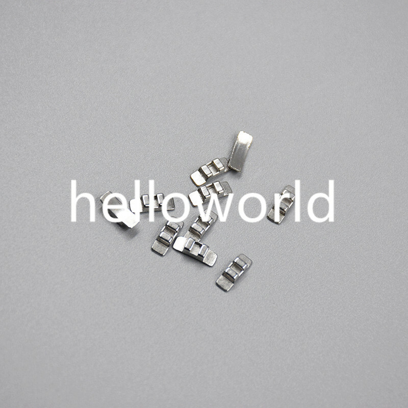 5 Packs New Orthodontic Accessory Dental Metal Lingual Sheath No Hook Bondable