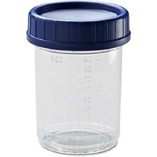 *400-Pack* Medline Click-n-Close Specimen Container With ID Label 3oz DYND30382