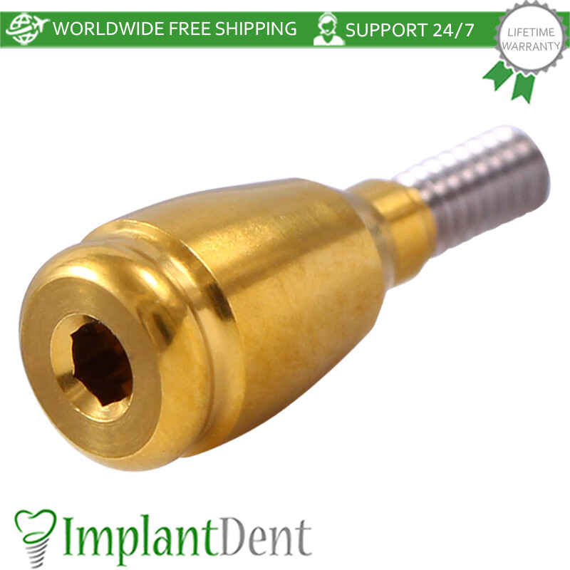 2x Slim Platform Loc In Attach ment Standard Silicone Set Dental Fixture Hex Lab
