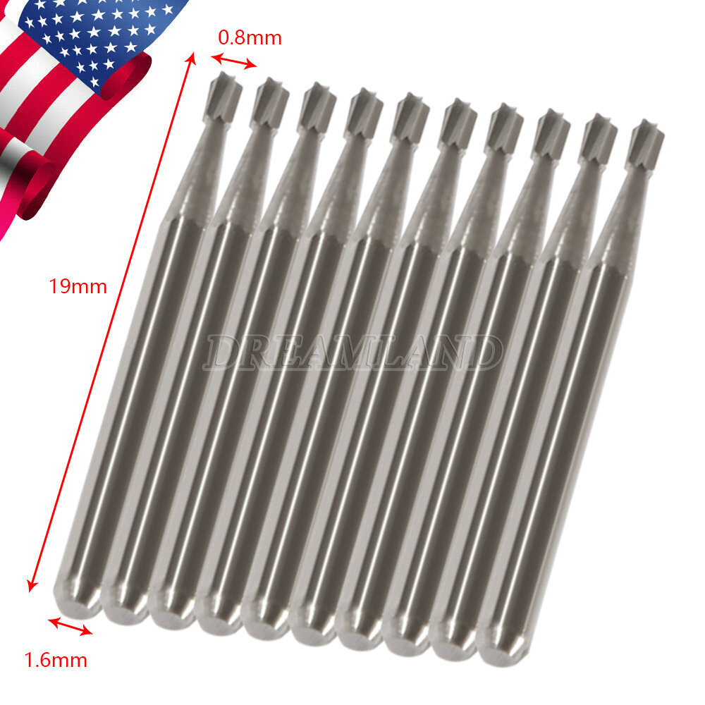 Dental Operatory Carbide Burs FG 330 clinic pack , Midwest Style 100 pcs