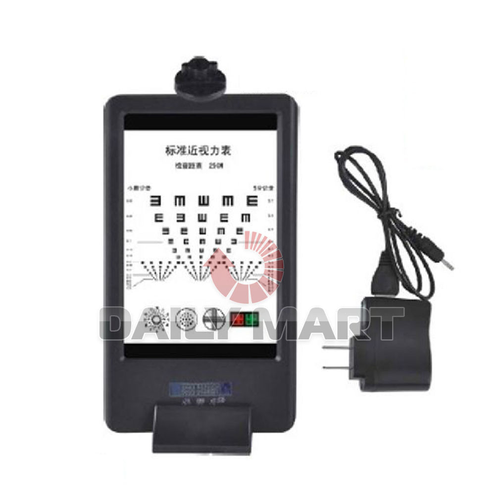 CP-37C LED Optical Visual Chart Lamphouse Optometry Tester 25 cm