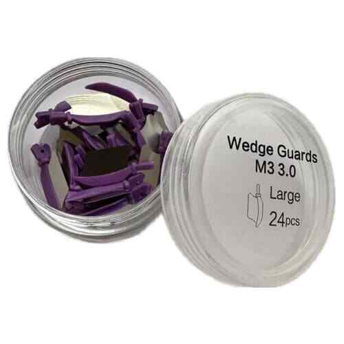 RMH3 Dental Large Wedge Guards, Purple, 24/Box