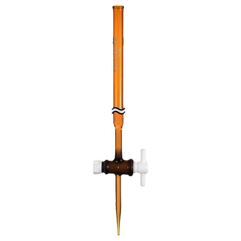Precision Laboratory Glassware 10ml-100ml Acid Alkali Burette with Stopcock