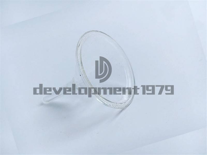 Laboratory Multiple Siz 30/40/50/60/75/90mm Short Stem Thick Clear Glass Funnel