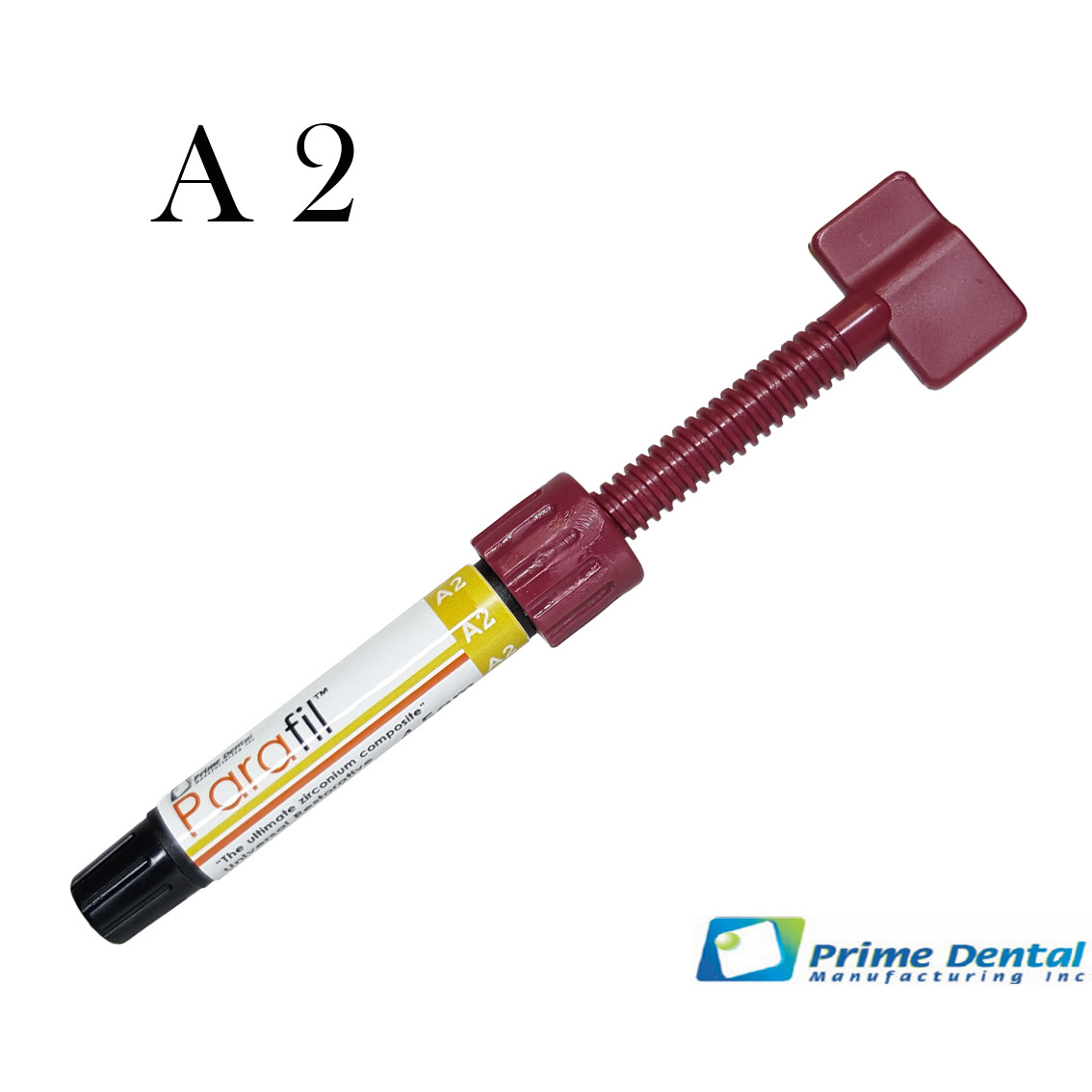 Lot x 3 Dental Parafil Zirconium composite universal restorative A2 Syringes