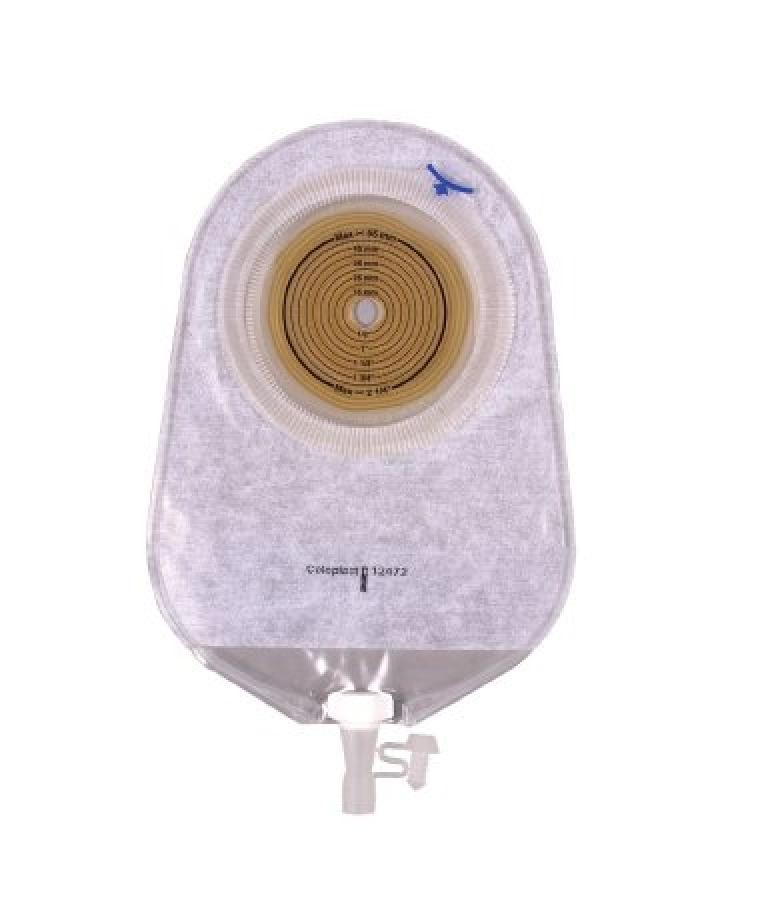Coloplast Assura Urostomy Pouch 7/8″ Stoma 1PC 10.75″ Convex PreCut Drains