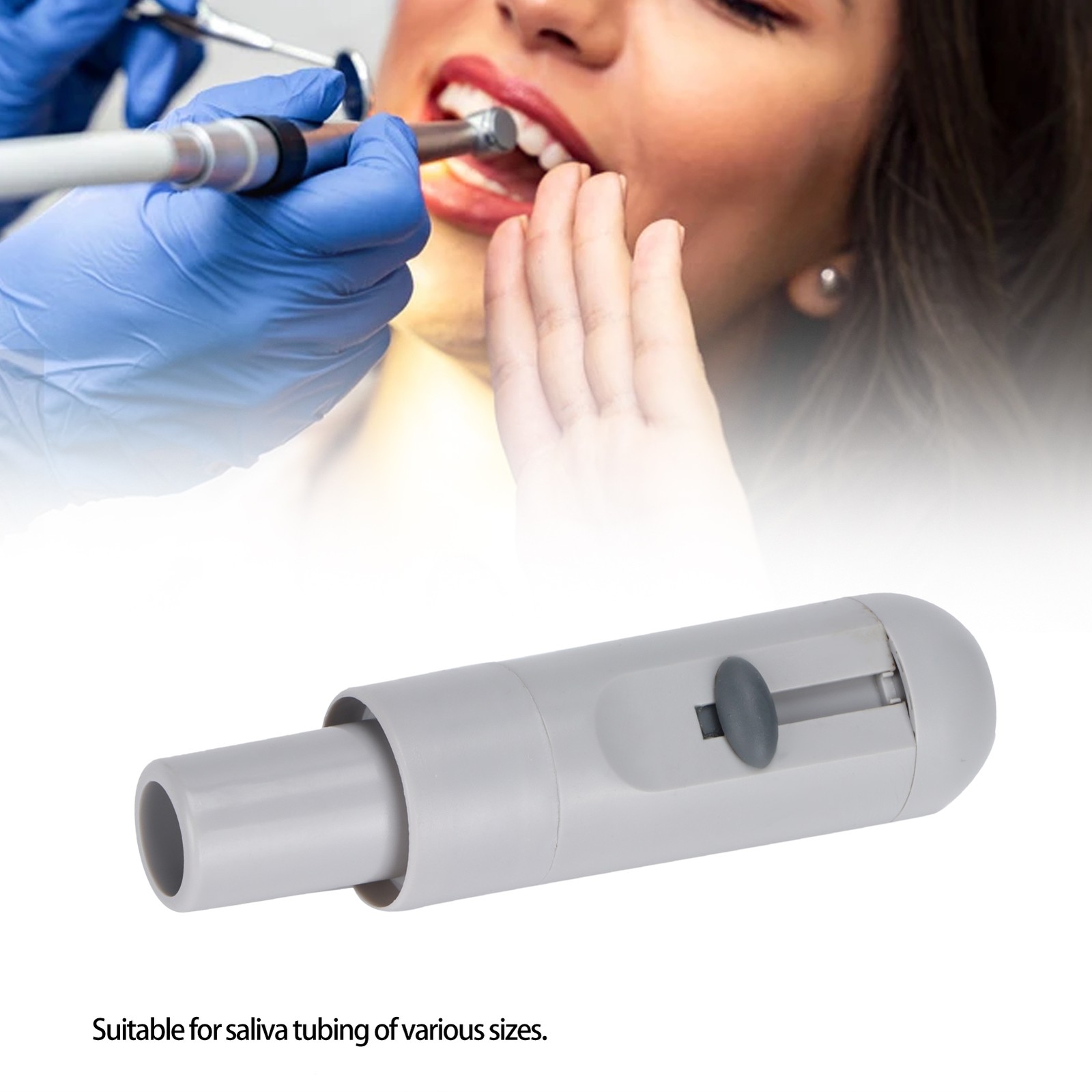 Dental Suction Handle Strong Weak Suction Wide Compatibility Dental Saliva