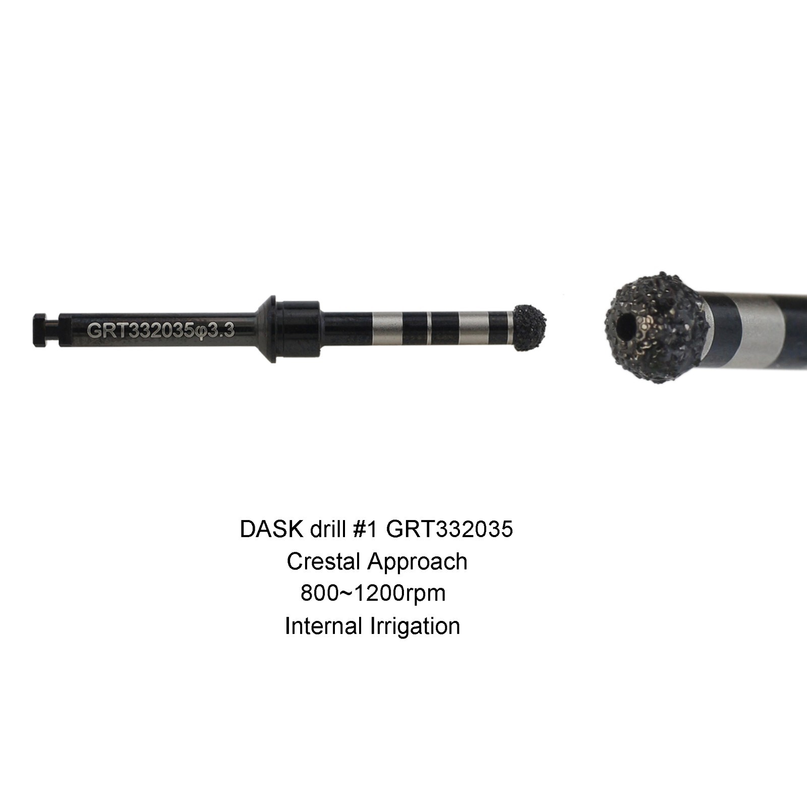 Dental Diamond Reamer Internally Irrigated Advanced Sinus Lift Drills DASK Burs