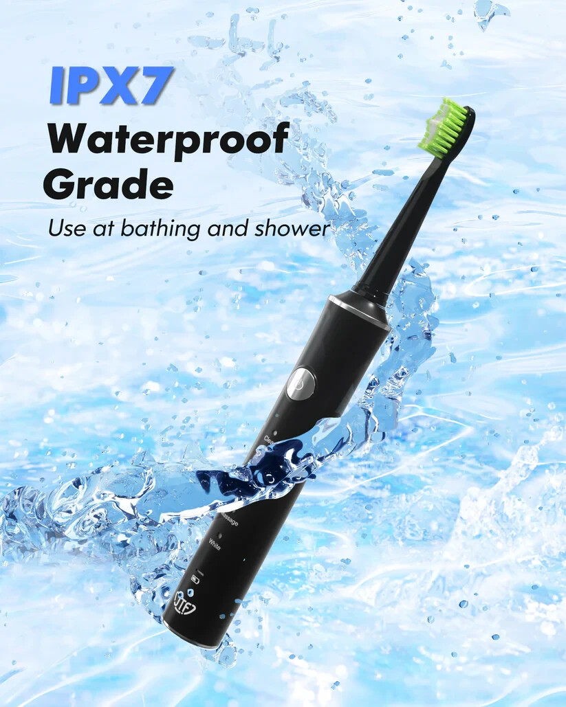 JTF (J40) Sonic Electric Toothbrush for Adults Family Bundle