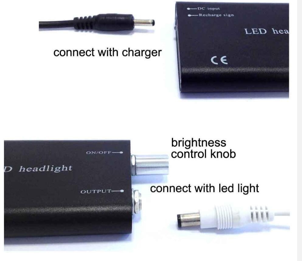 Rechargeable Battery 1800Mah with Belt Clip For Dental LED Head Light Black USA