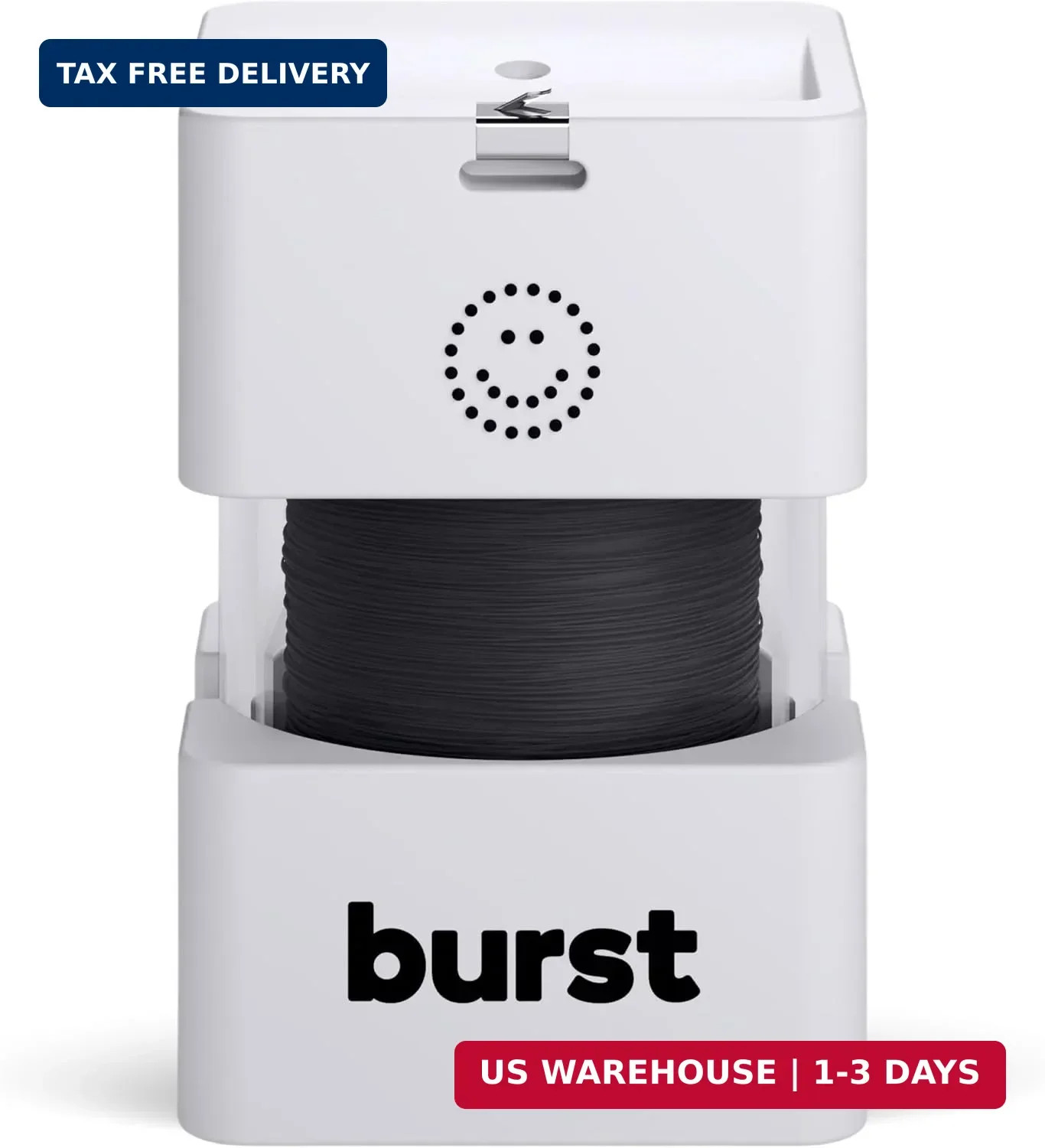 BURST Big Dental Floss Dispenser (273 Yards, XL Spool) | Mint Eucalyptus | Stain