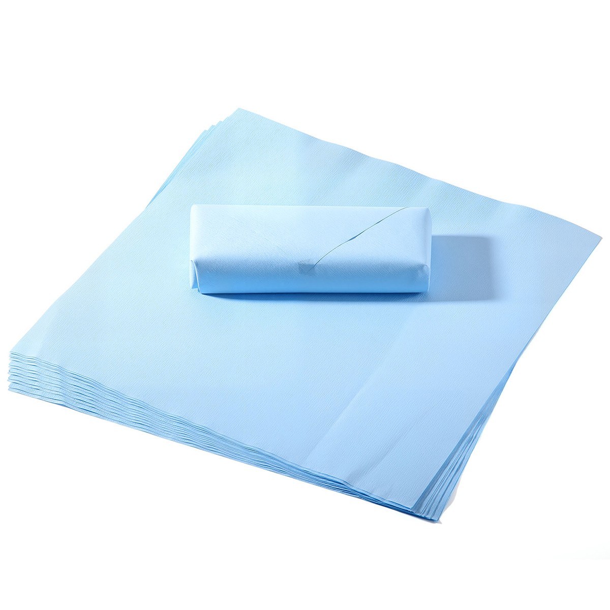 100pc CSR Autoclave Sterilization Wrap Sheets Crepe Paper 15″x15″(38*38cm),60gsm