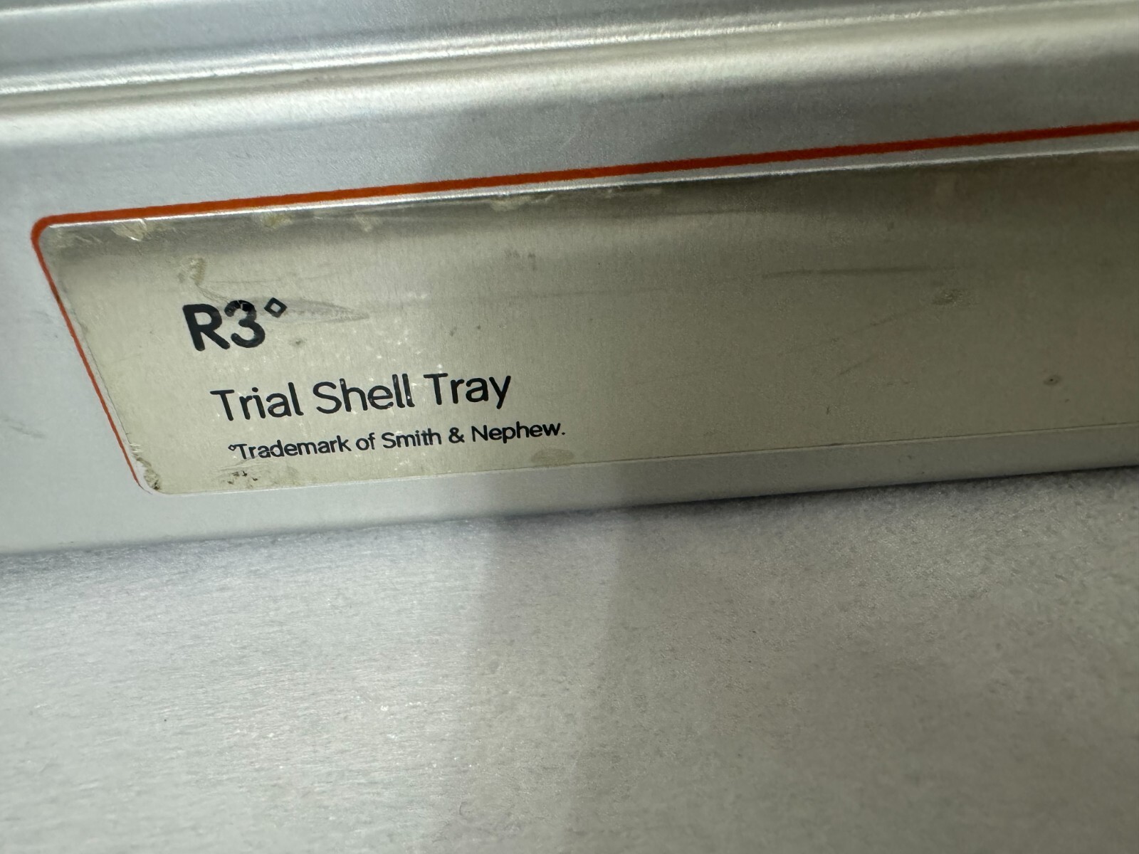 SMITH & NEPHEW R3 TRIAL SHELL TRAY