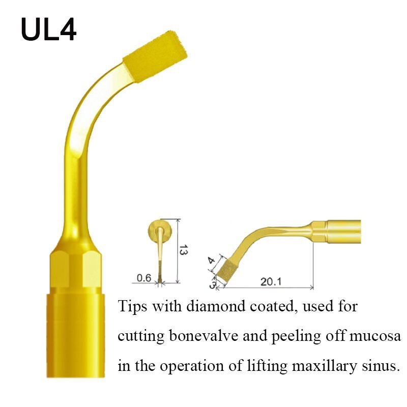 Dental Bone Surgery Tips Fit for Mectron Piezosurgery Woodpecker Ultrasurgery SM