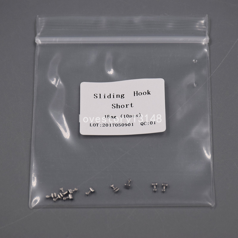 1 Pack 10 Pcs Dental Orthodontic Materials Crimpable Hook Short Type