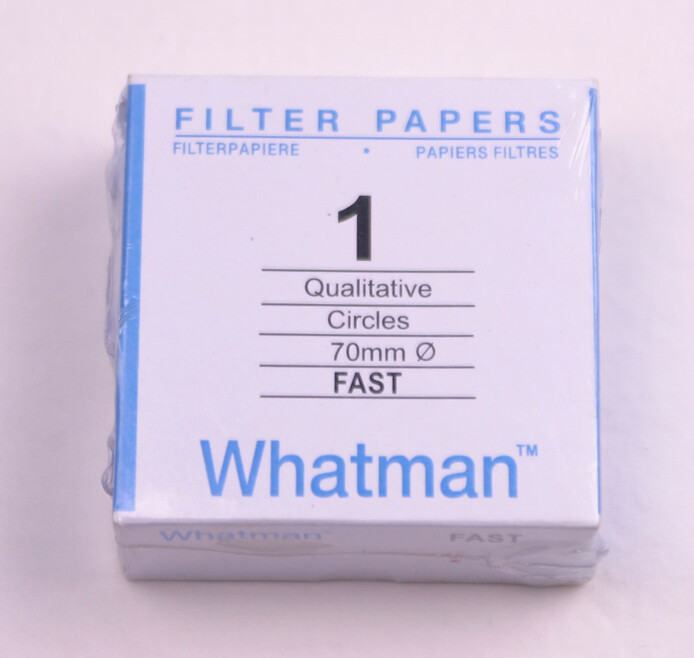 FILTER PAPER 7 cm 100 DISCS QUALITATIVE FAST 101