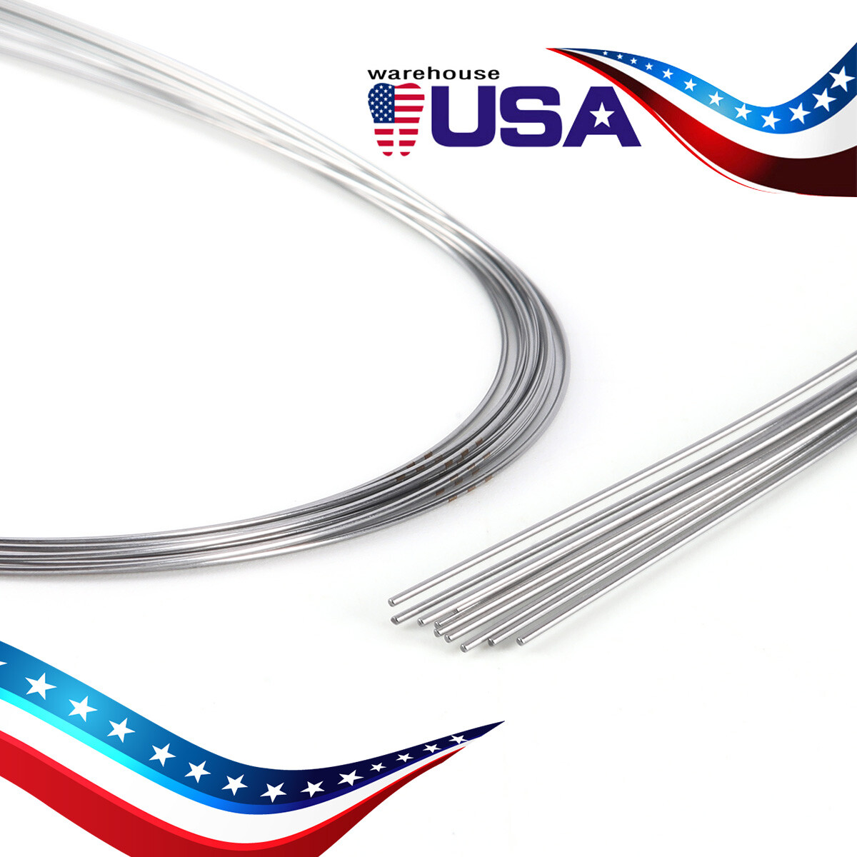 AZDENT Dental Ortho Super Elastic Niti Arch Wire Round Ovoid Form 12/14/16/18/20