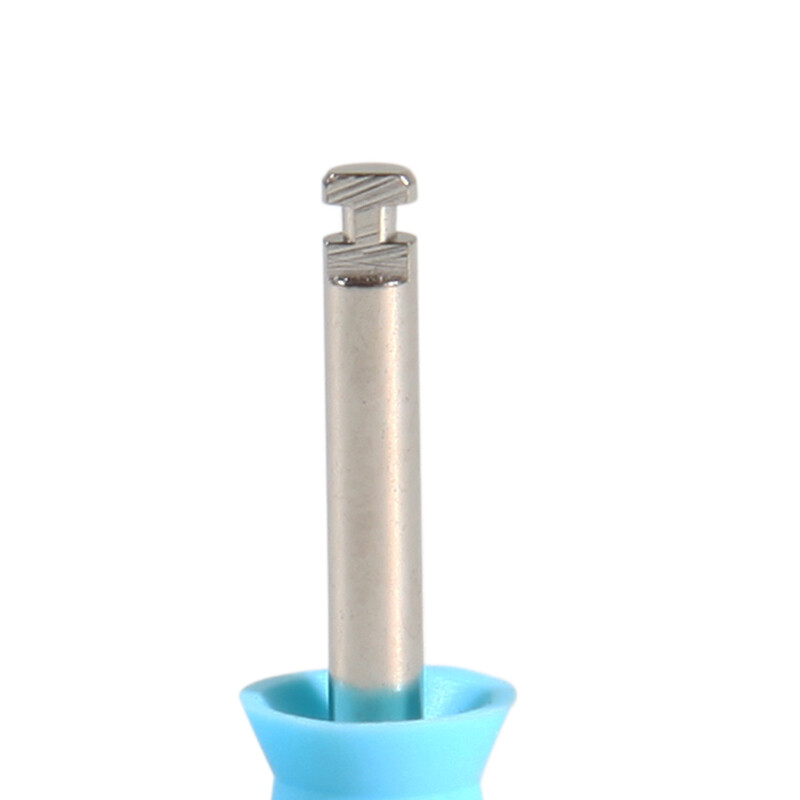 100Pcs Dental Rubber Prophy Cups Teeth Polish Polishing Latch Type Blue Kit USA