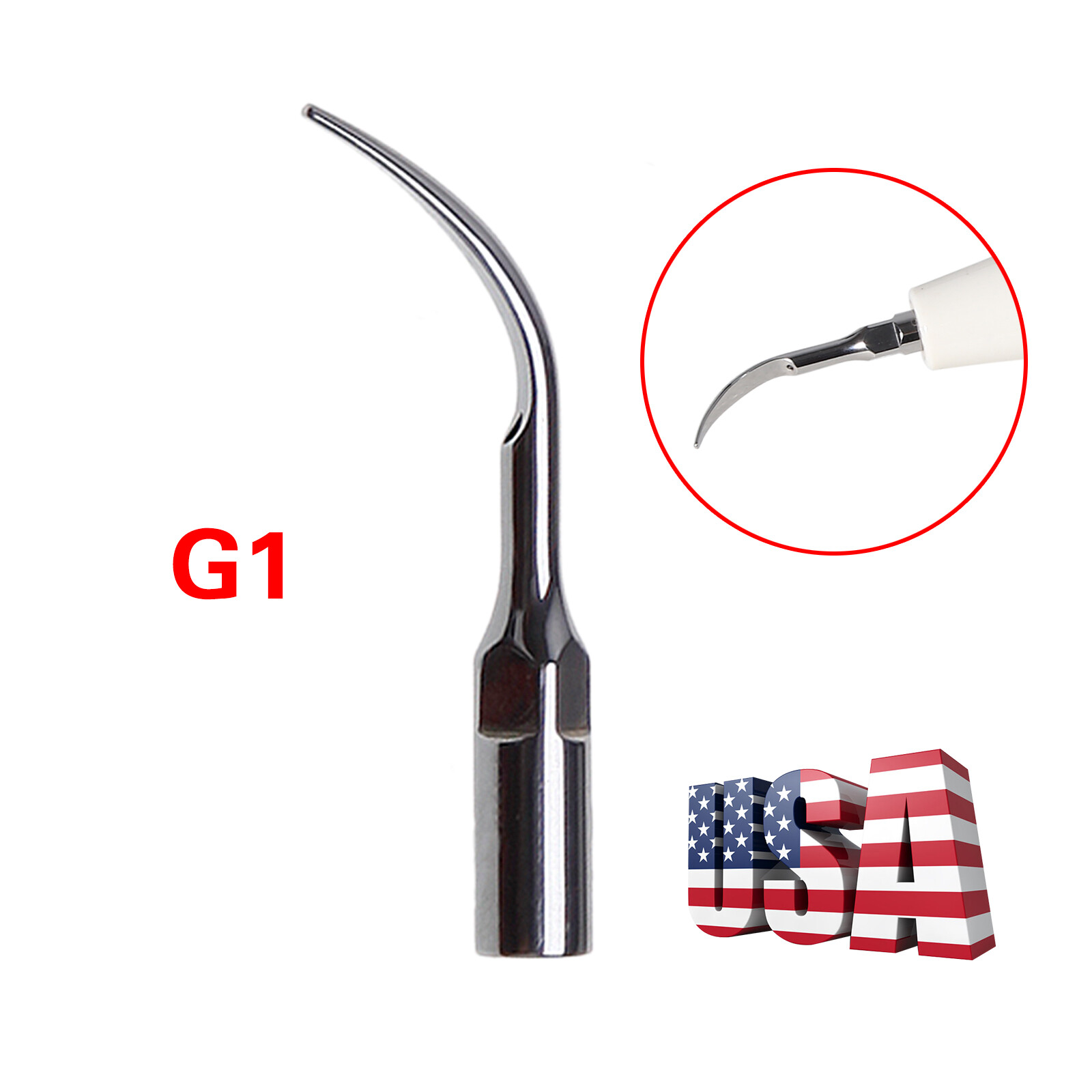 Dental Ultrasonic Piezo Scaler Perio Tips Scaling Fit EMS Woodpecker 6 Types OEM