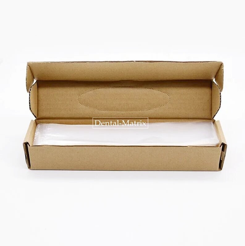 Dental Disposable Plastic Protector Digital X-ray Sensor Sleeve Cover 4.2x20cm