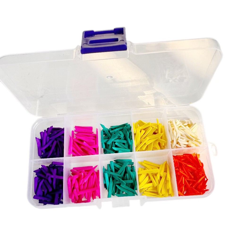600pcs Mixed Dental Interdental Composite Contoured Wood Wooden Wedges matrices