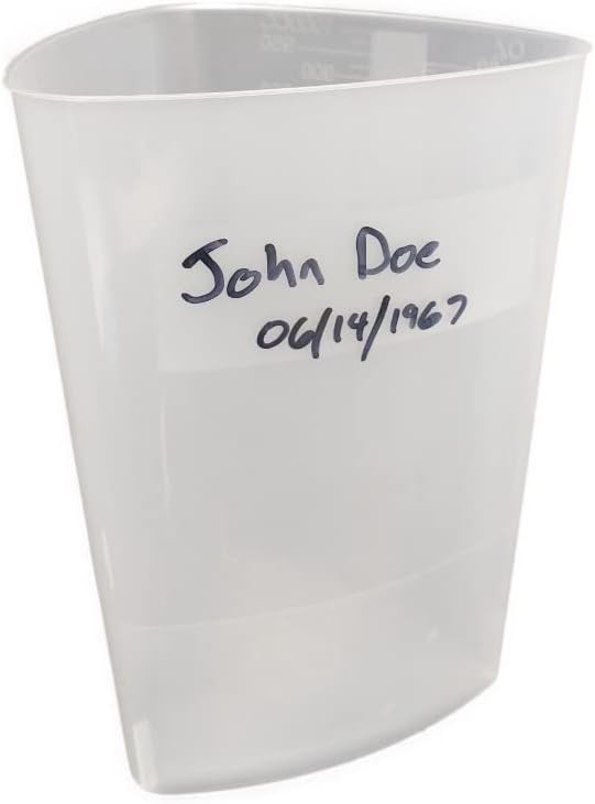 Plastic Graduated Triangular Container Beaker Measuring Cups Set 5 Pack 32oz