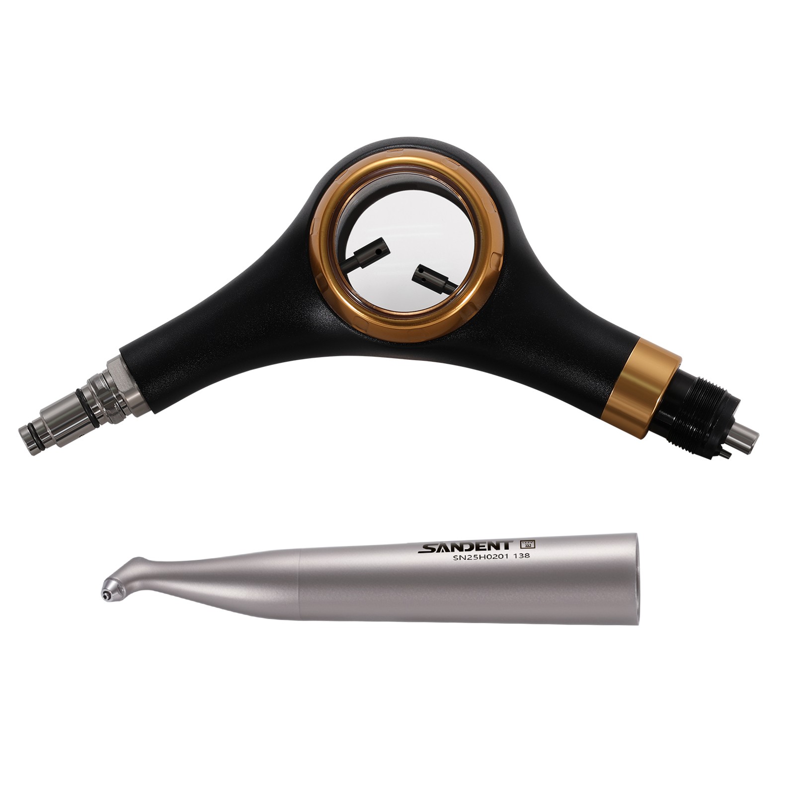 SANDENT Dental Air Flow Prophy Air Polisher Supra Handpiece 4 Holes