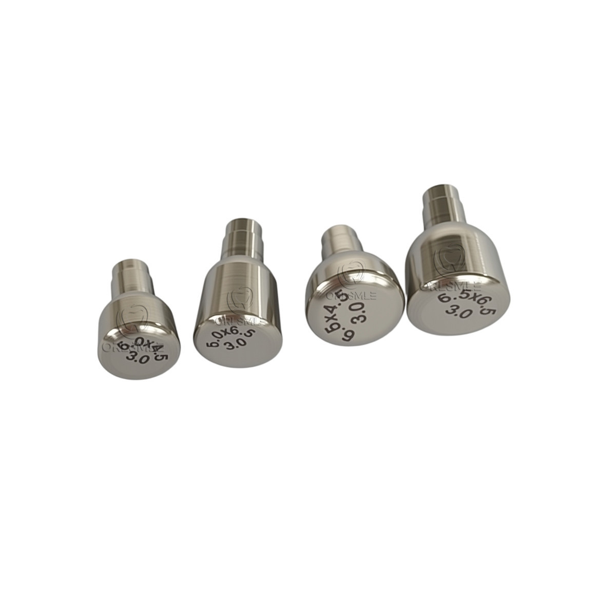 5 pcs Healing Abutment compatible with Bicon 2.0 /3.0 Post Diameter 4.0/5.0/6.5