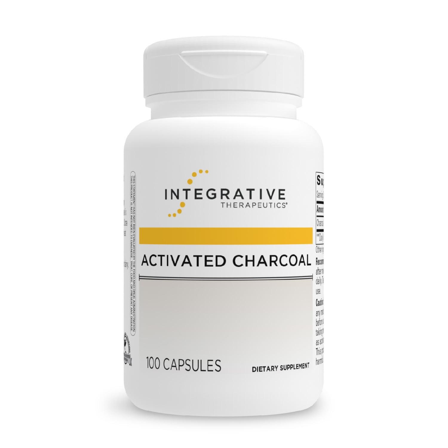 Integrative Therapeutics Activated Charcoal – Digestive 100 Count (Pack of 1)