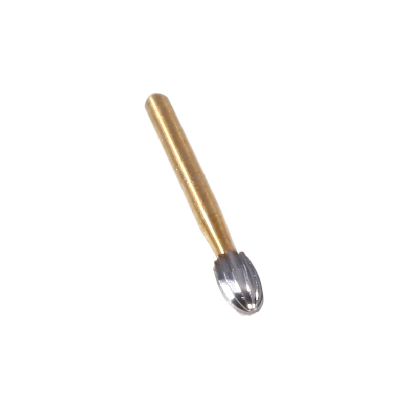 10X Dental Tungsten Carbide Burs Trimming Finishing Egg Football Bur FG 7408