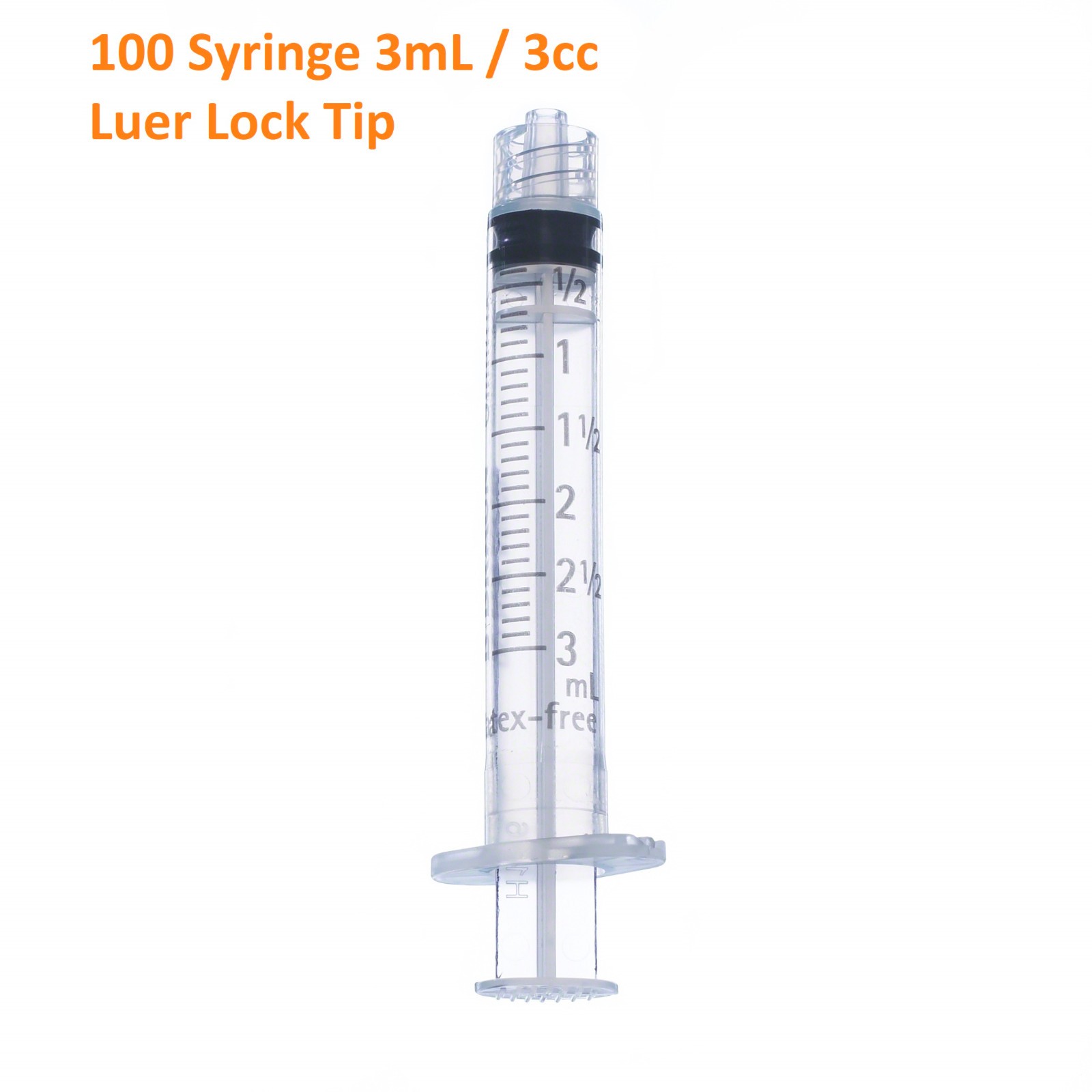 Nipro 3mL Syringe General Purpose Sterile Syringe 3 mL / 3CC Luer Lock 200 Pack