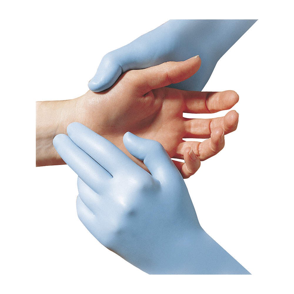 SHOWA 9905PFS Disposable Gloves,Nitrile,S,PK50 4JF31