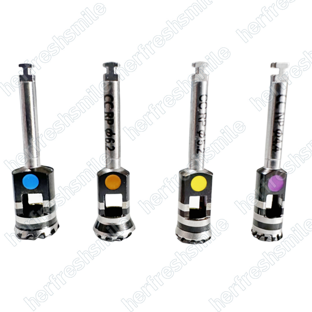 Dental Bone Mill with Guide Conical Connection Burs Trimming Drills Fit Nobel