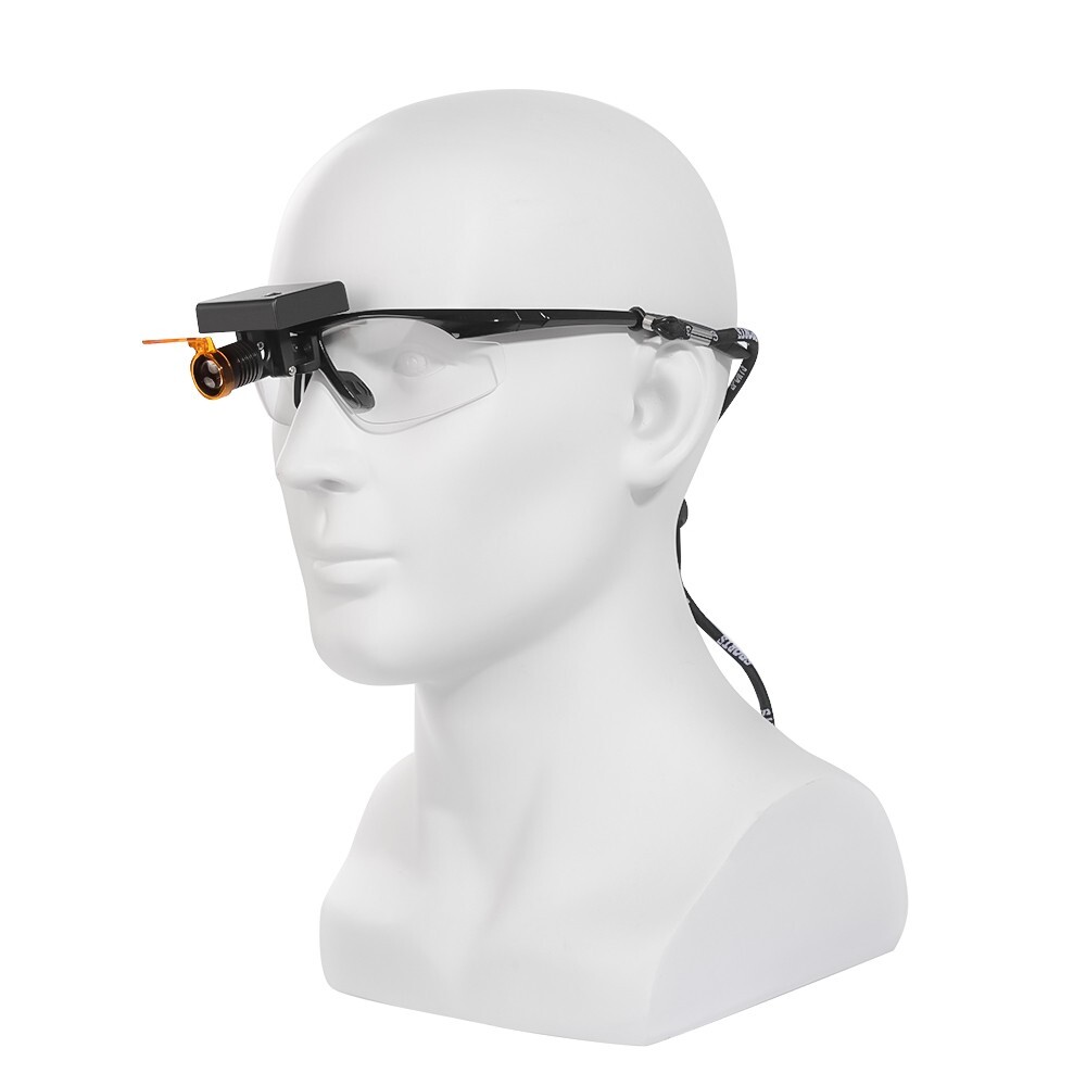 3W Wireless Dental LED Headlight with Optical Filter Dental Loupe Light US